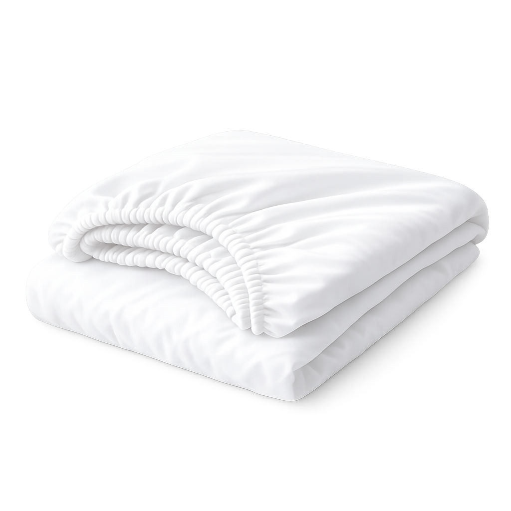 Sábana con goma ajustable blanca para cuna colecho - Image 2
