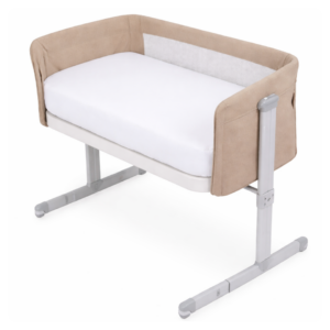 Sábana con goma ajustable blanca para cuna colecho