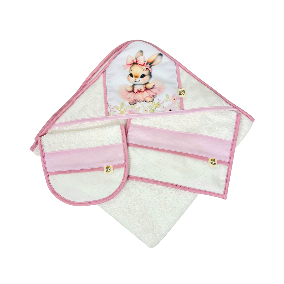 Set de toallas 3 piezas - Conejita