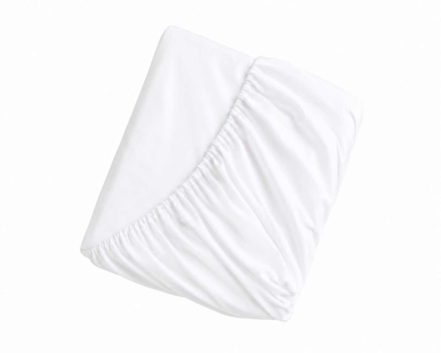Sábana Con Goma Ajustable Blanca para Cuna Estándar - Image 3